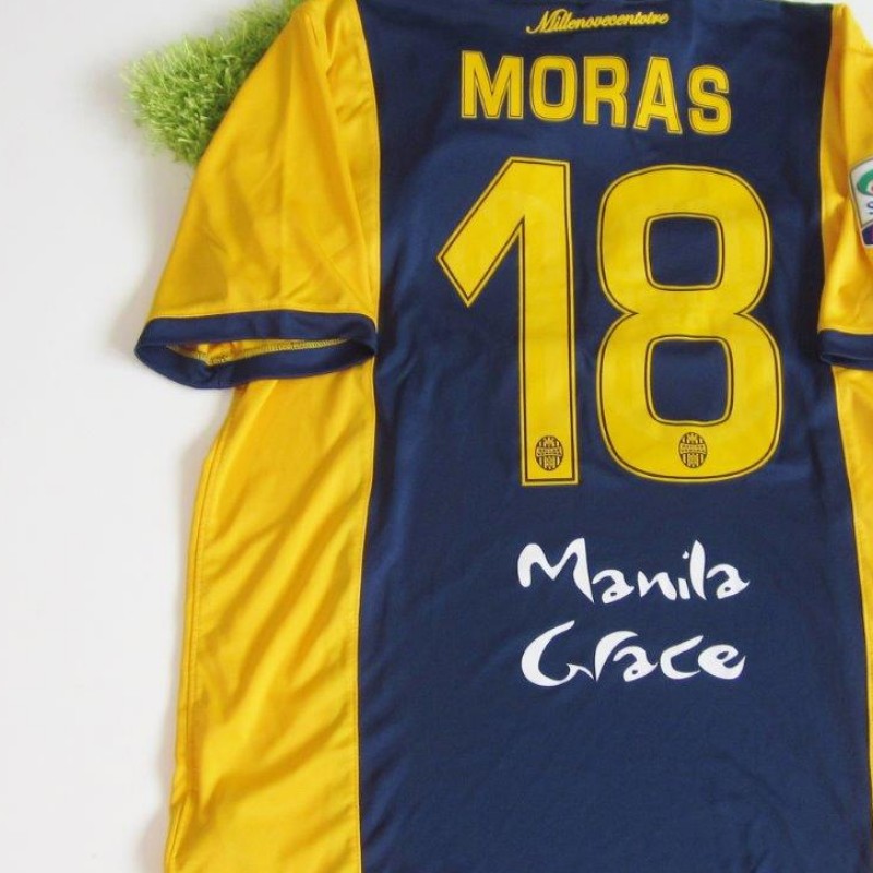 Moras Hellas Verona match issued shirt, Serie A 2014/2015