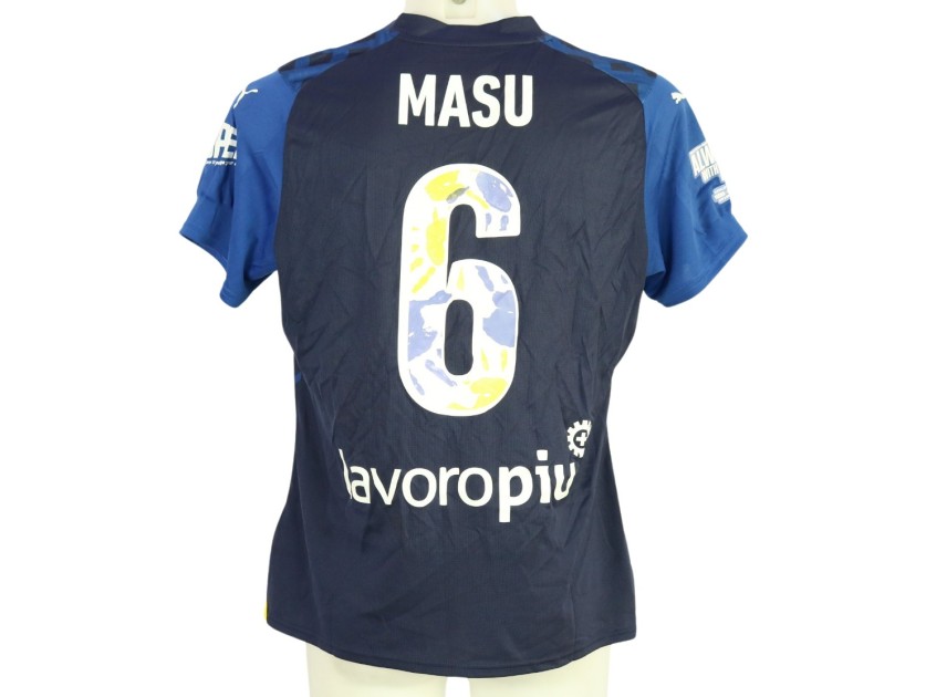 Maglia Masu unwashed Parma vs Ravenna Women 2024 - Patch Always With Blue