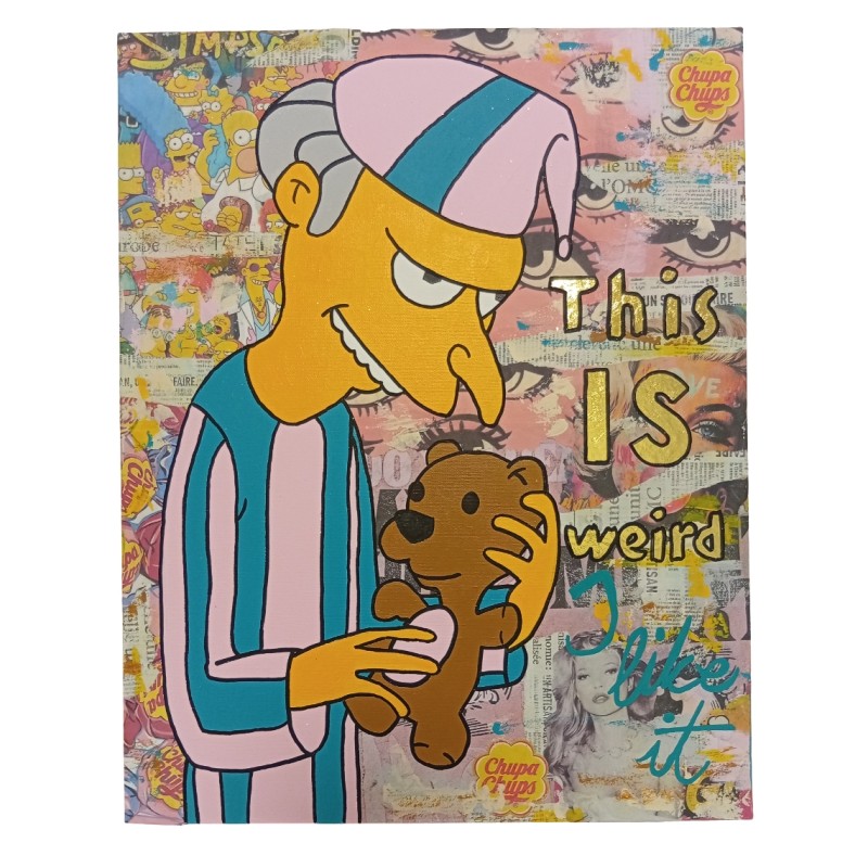 ´This Is Weird' Acrylic on Canvas by Melissa Stok