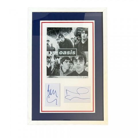 Oasis Signed Photo Display 
