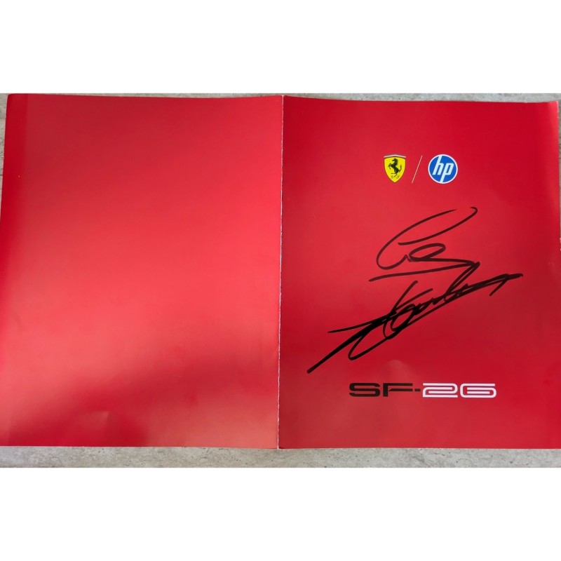Ferrari SF-26 Presentation Brochure - Signed by Lewis Hamilton and Charles Leclerc