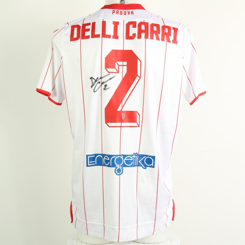 Maglia Delli Carri unwashed Padova vs Giana Erminio 2023 - Autografata