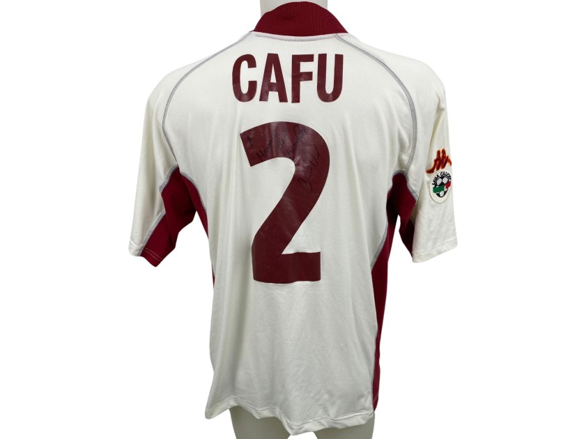 Cafu's Match-Worn Shirt Roma 2001/02