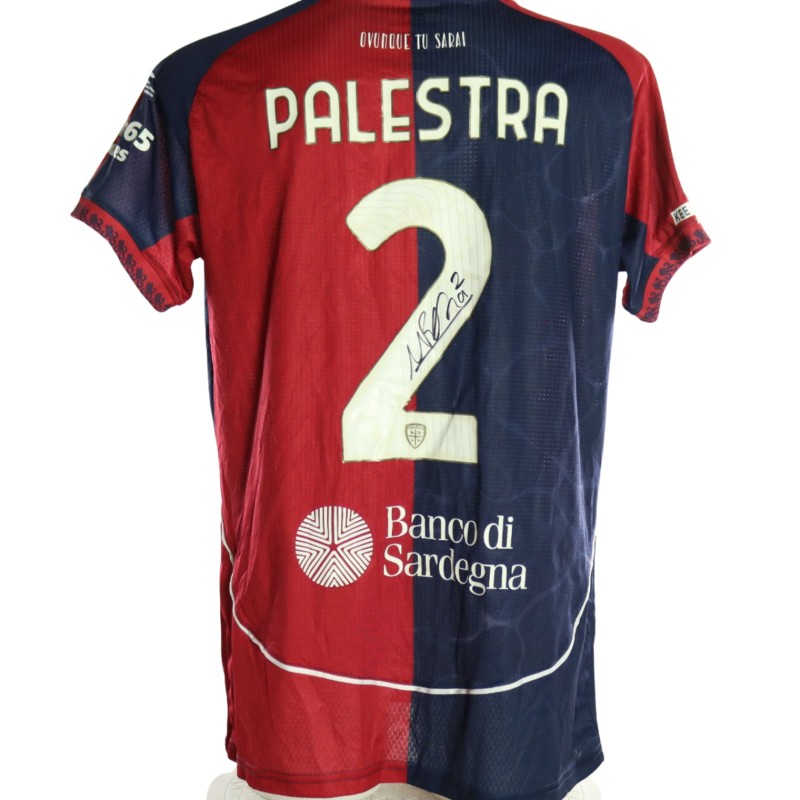 Palestra's Signed Unwashed Shirt, Cagliari vs Napoli 2026