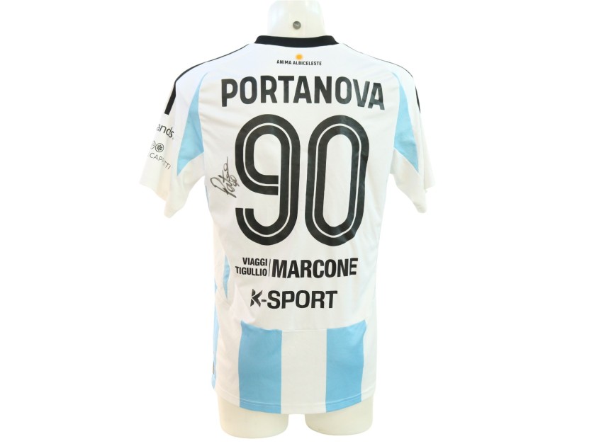 Portanova's Unwashed Signed Shirt, Milan Futuro vs Virtus Entella 2024