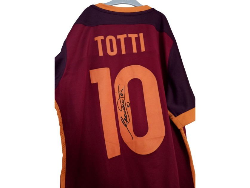 Totti's AS Roma Match Jersey, 2015 with Official Box - Autographed