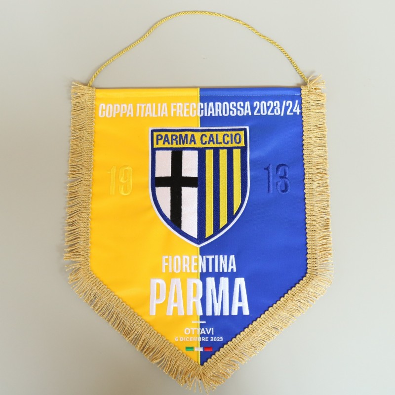 Gagliardetto gara Fiorentina vs Parma, Coppa Italia 2023