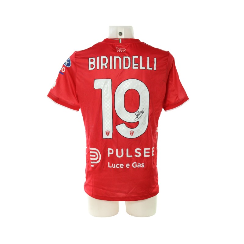 Maglia Birindelli Unwashed Monza vs Cagliari, 2025 - Autografata