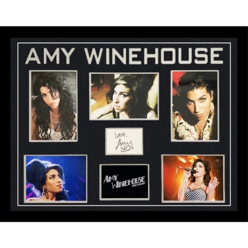 Display autografato di Amy Winehouse