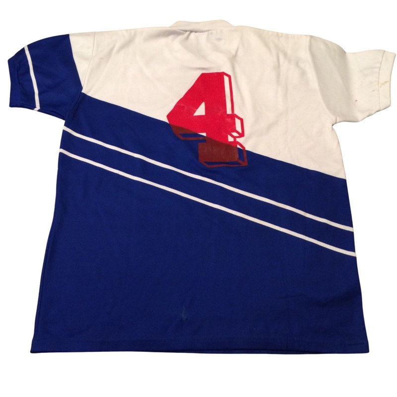 Maglia De Agostini Italia, preparata WC 1990 Qualifiers