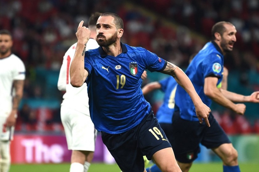 Bonucci's Italy Match Shorts, Euro 2020