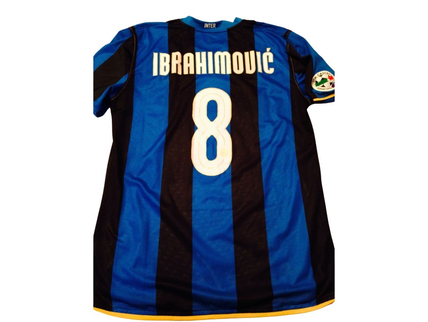 Ibrahimovic's Match-Issued Shirt, Inter vs Roma Superoppa Italiana 2010