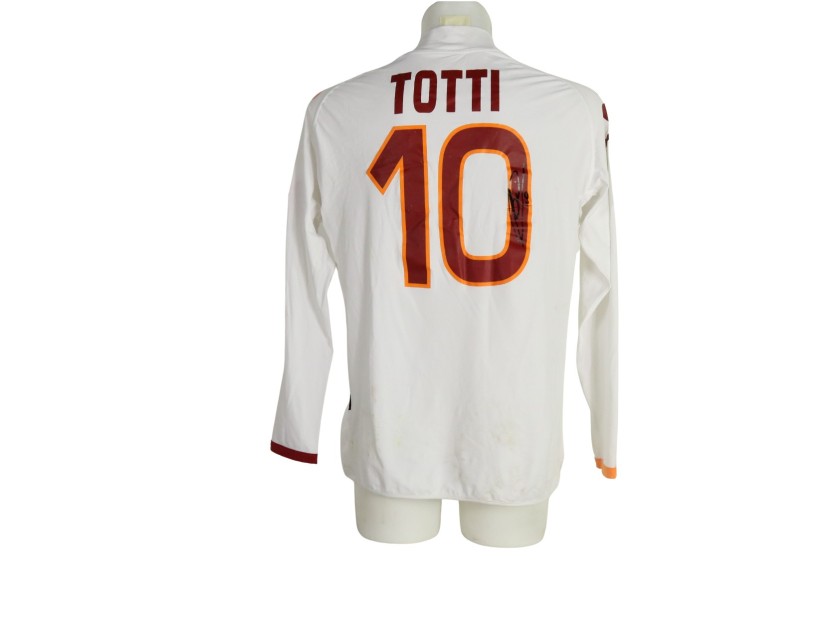 Totti's Roma Signed Match-Worn Shirt, 2008/09