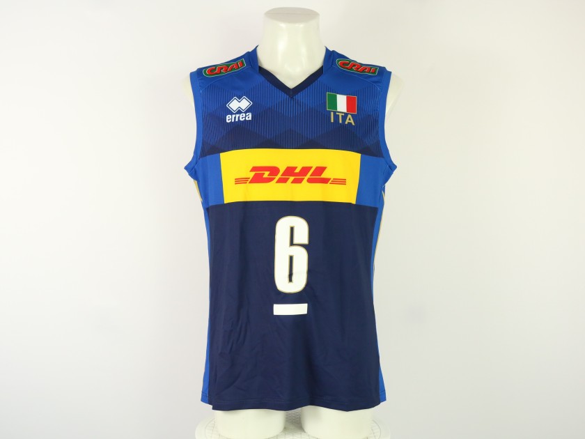 Captain Giannelli's men's national team jersey of the 2022 Volleyball World Cup worn