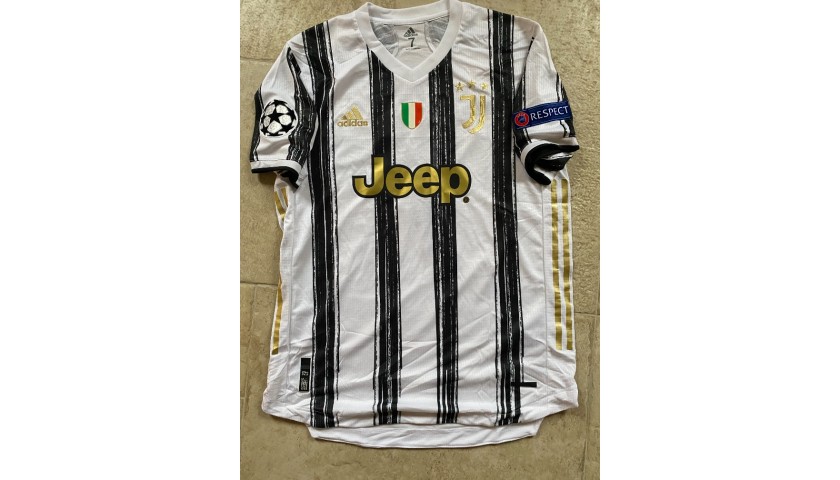 Cristiano Ronaldo Juventus 2020 2021 PLAYER ISSUE UEFA Jersey Camiseta  Shirt BNWT L SKU# GJ7601