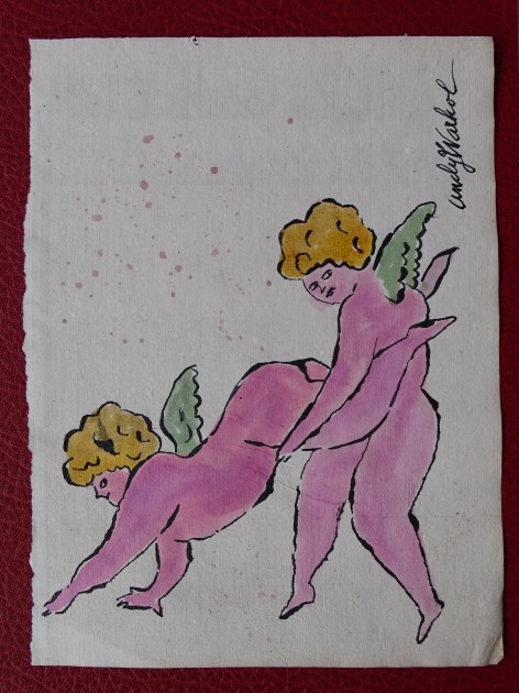 Drawing by Andy Warhol (attributed)