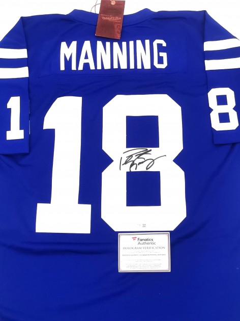 Peyton Manning Signed NFL Mitchell & Ness Indianapolis Colts Jersey -  CharityStars