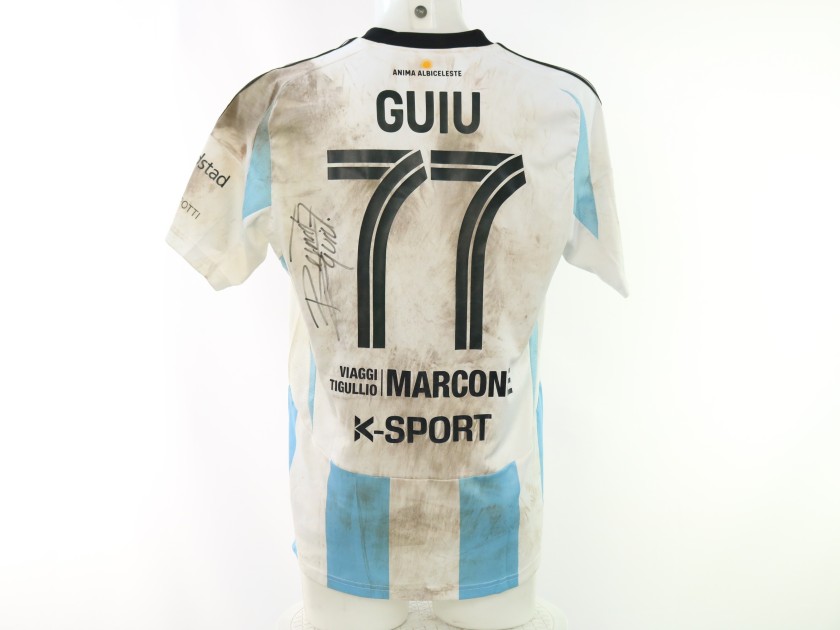 Guiu's Unwashed Signed Shirt, Carpi vs Virtus Entella 2025