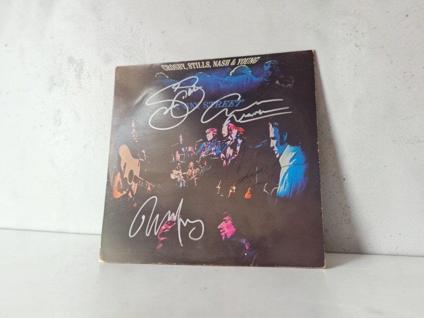 CSNY Signed 4 Way Street Vinyl LP