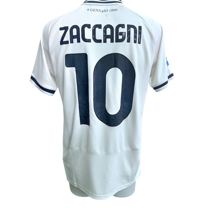 Zaccagni's Lazio Match-Worn Shirt, 2025/26