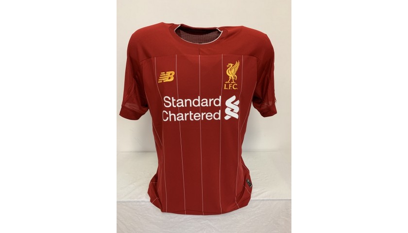 Salah's Official Liverpool Signed Shirt, 2019/20