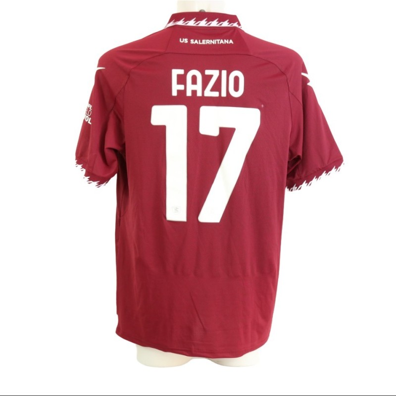 Fazio's Match-Issued Shirt, Salernitana vs Augsburg 2023