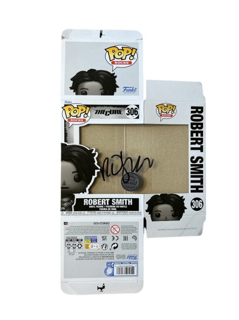 Robert Smith of the Cure Signed Funko Pop Case