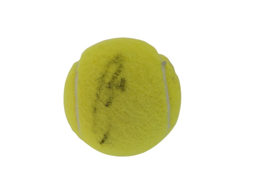 ATP Finals Tennis Ball signed by Carlos Alcaraz