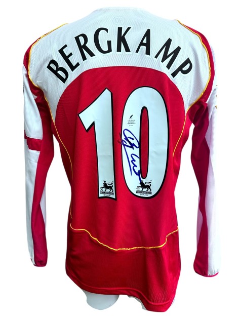 Bergkamp's Arsenal Signed Replica Shirt, 2004/05