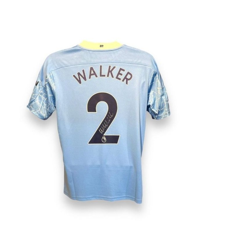 Maglia ufficiale firmata da Walker per il Manchester City 2020/21