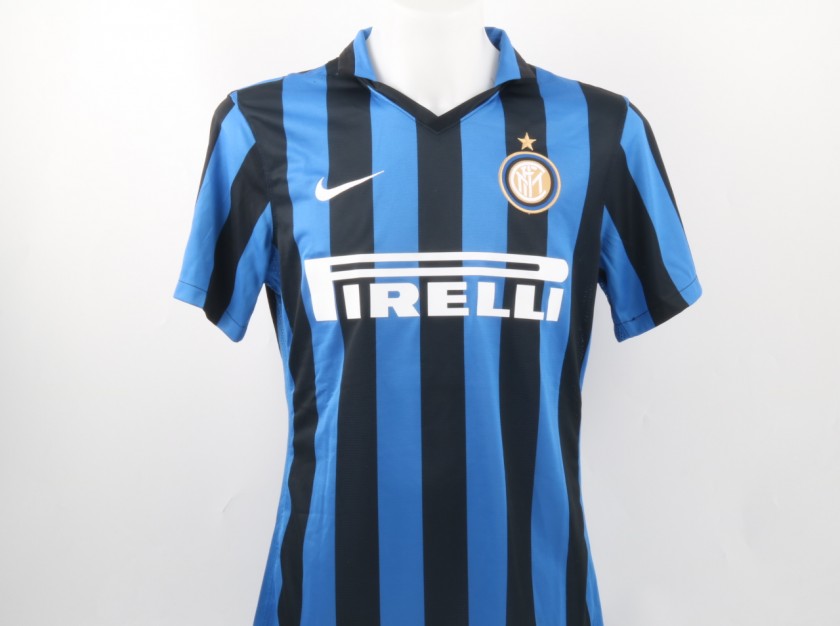Ljajic Inter Milan Match Worn Shirt, Tim Cup 2015/16 - UNWASHED