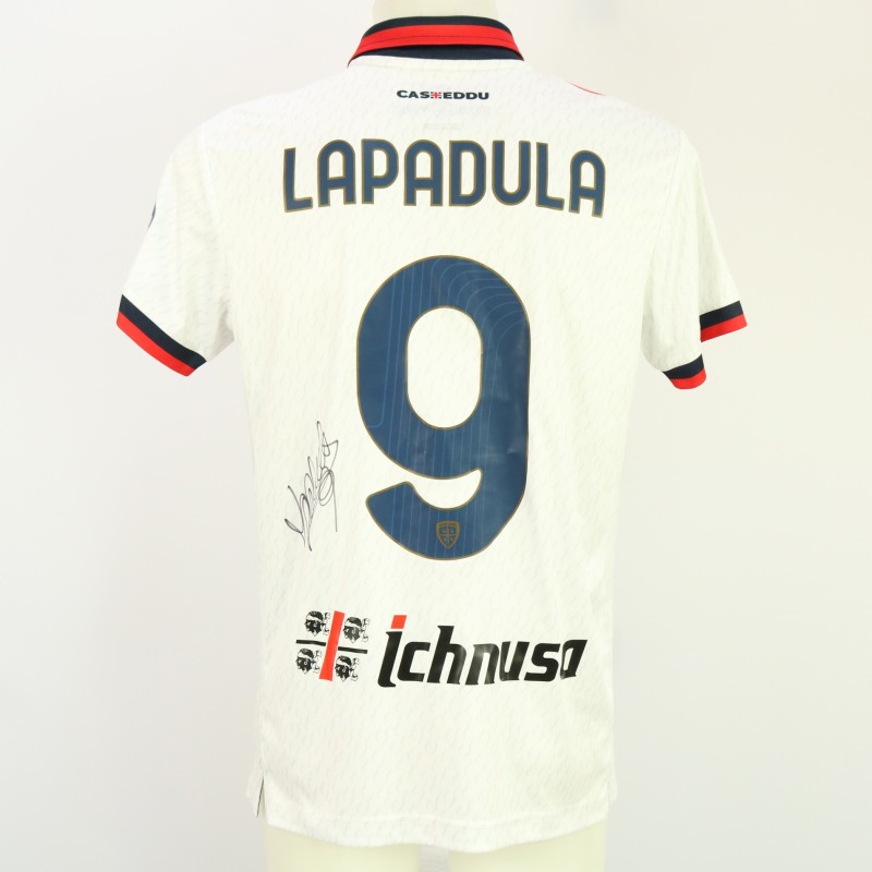 Maglia Lapadula unwashed Genoa vs Cagliari 2024 - Autografata