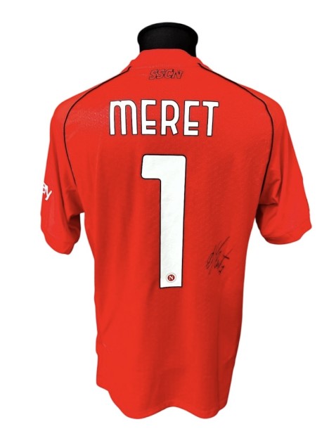 Meret's Signed Match-Issued Shirt, Real Madrid vs Napoli UCL 2023