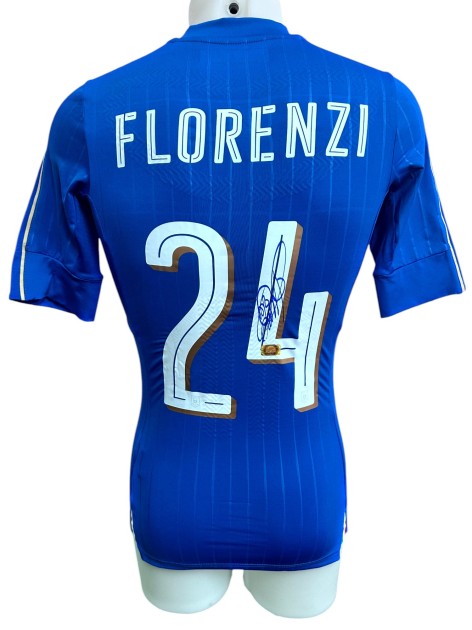 Florenzi's Italy Signed Issued Shirt