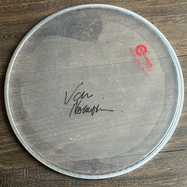 Van Morrison Signed Drumskin