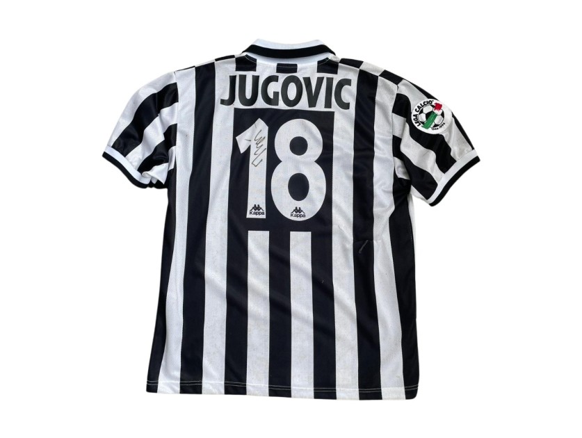 Jugovic's Juventus Unwashed Signed Shirt, 1996/97