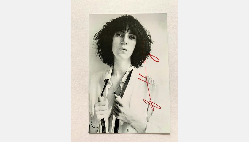 Patti Smith Signed Photograph