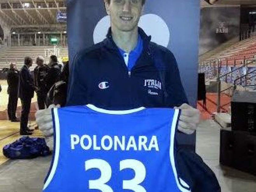 Polonara worn signed shirt - All Star Game BEKO 2014