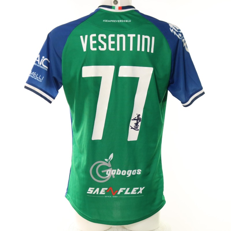 Vesentini's Feralpisalò vs Pro Patria Signed Unwashed Shirt, 2025