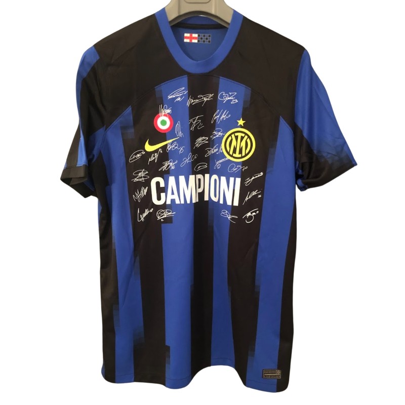 Lautaro "Campioni" Signed Official Inter Milan Shirt, 2023/24