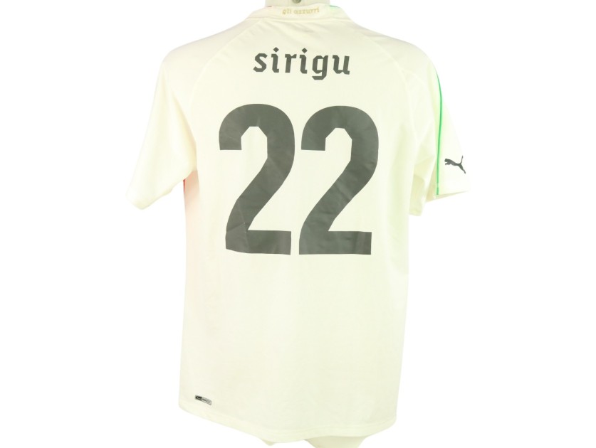 Sirigu's Italy Match-Issued Shirt, 2010