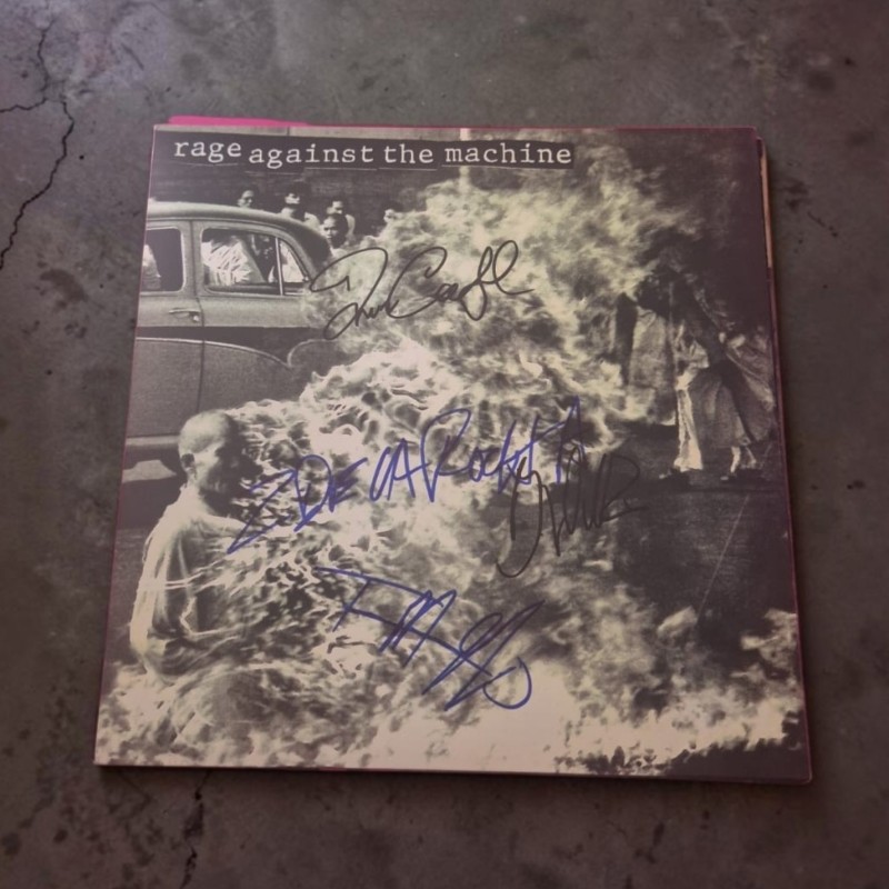Rage Against The Machine Signed Vinyl LP