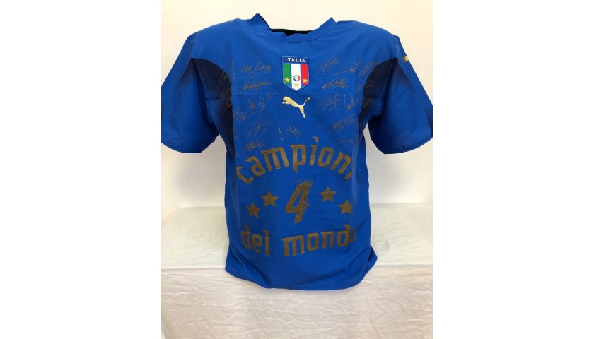 Maglia Celebrativa Italia 2006 - Autografata dalla rosa - CharityStars