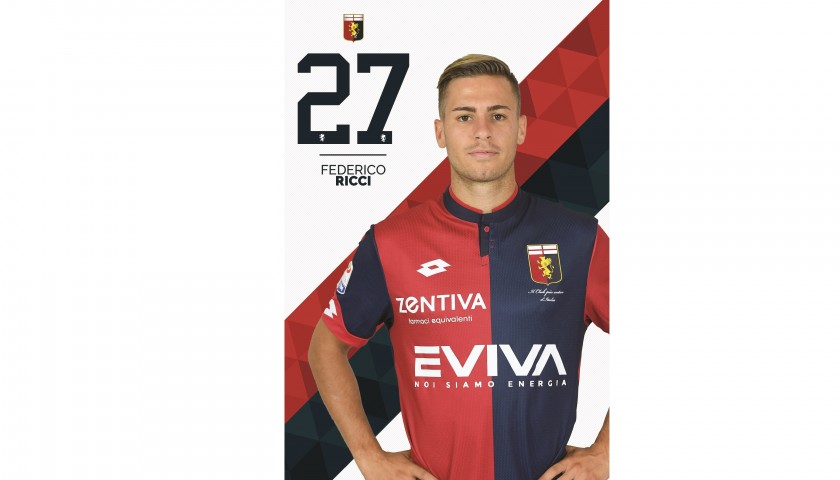 Ricci's UNWASHED Special Genoa-Sampdoria Bench-Worn Shirt