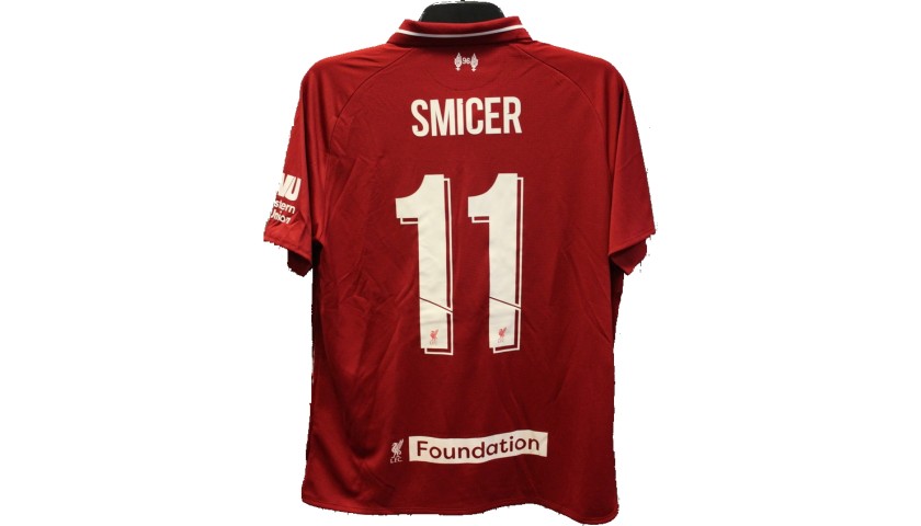 Smicer's Liverpool Legends Game Worn and Signed Shirt