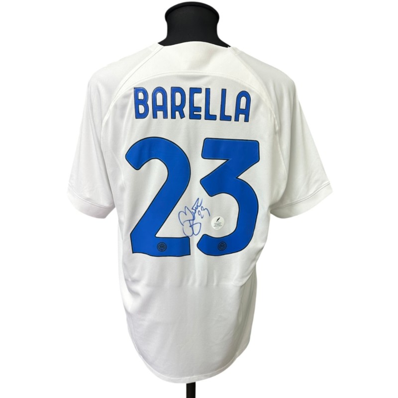 Barella's Inter Signed Official Shirt, 2023/24