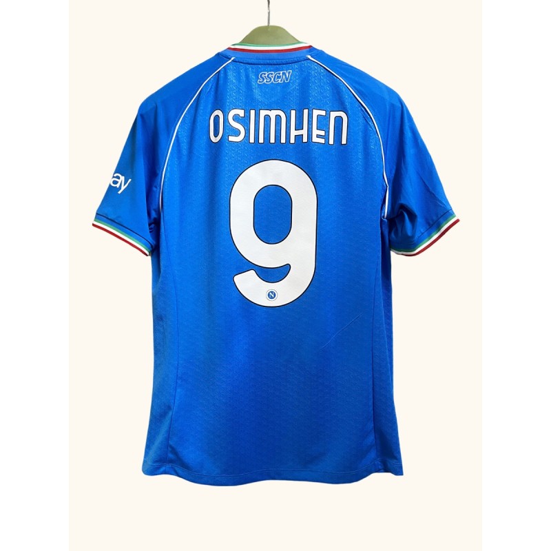 Osimhen‘s SSC Napoli UEFA Champions League 2023/24 Match Shirt