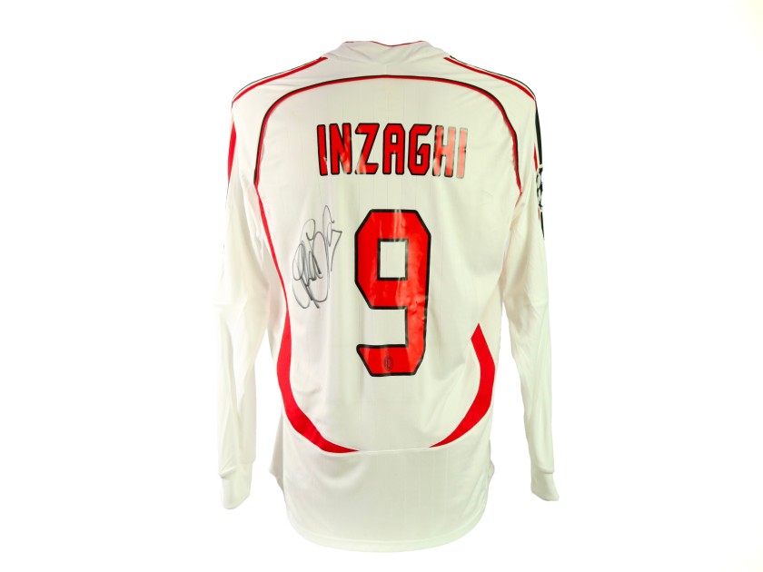 Inzaghi's Signed Match-Issued Shirt, Liverpool vs AC Milan - Final Athens 2007
