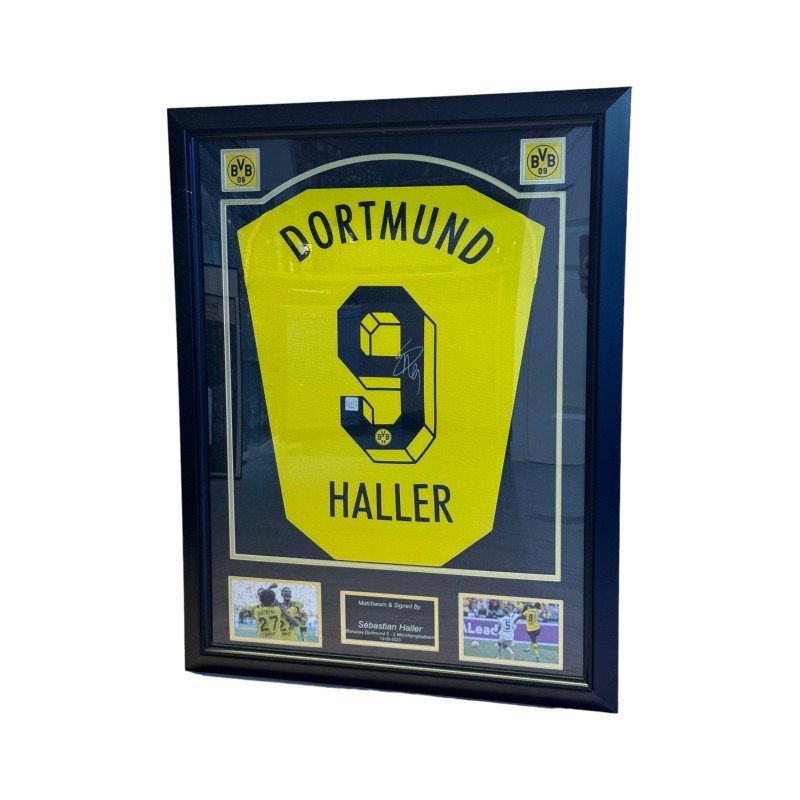 Sébastien Haller's Borussia Dortmund Signed Match Worn Shirt 2023