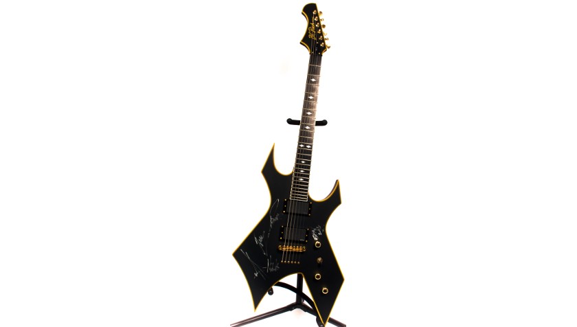 Signed Bullet For My Valentine BC Rich Warlock Guitar
